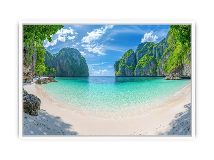 Ocean’s Eternal Canvas Framed Print