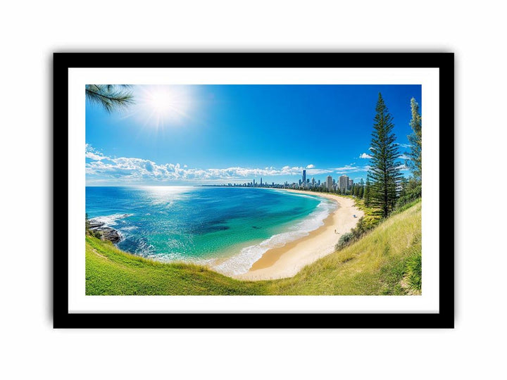 Brushstrokes Of The Tide  Art Print
