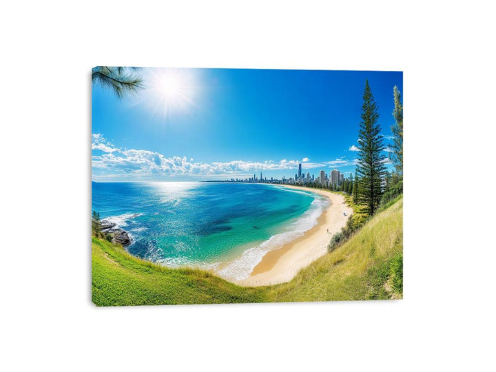 Brushstrokes Of The Tide Canvas Print
