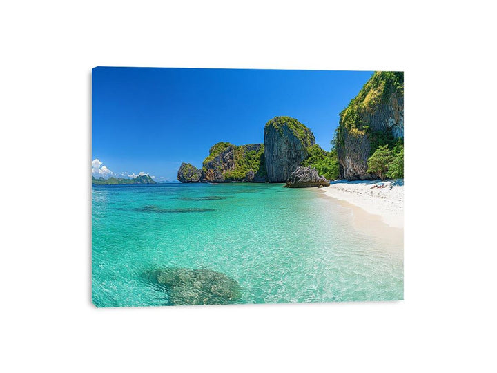 Serenity In Shades Of Blue Canvas Print