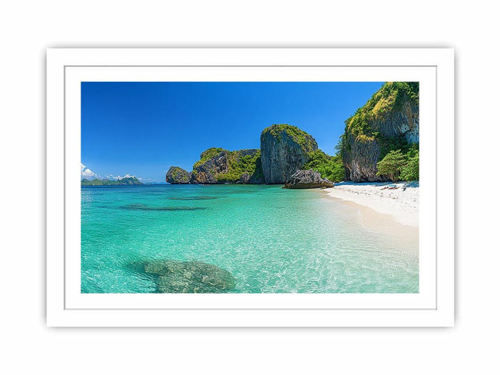 Serenity In Shades Of Blue Streched canvas