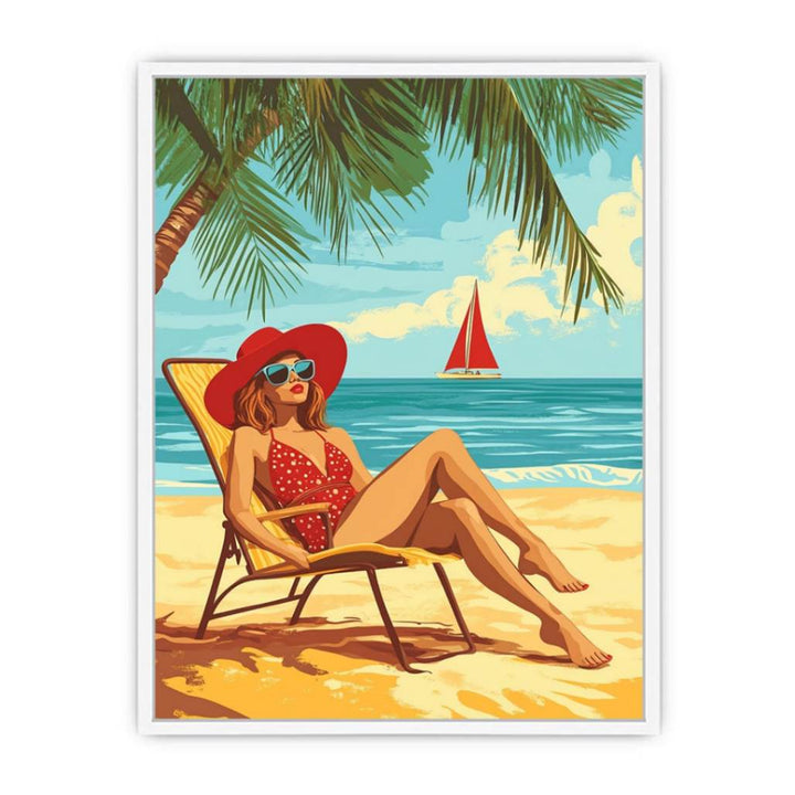 Sun-Kissed Reverie Framed Print