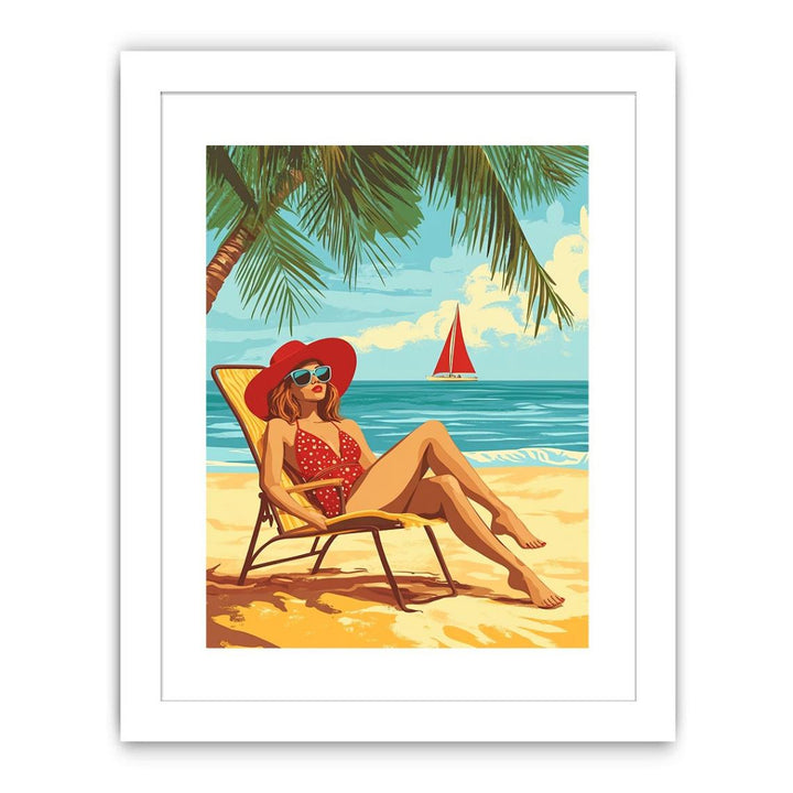 Sun-Kissed Reverie Streched canvas