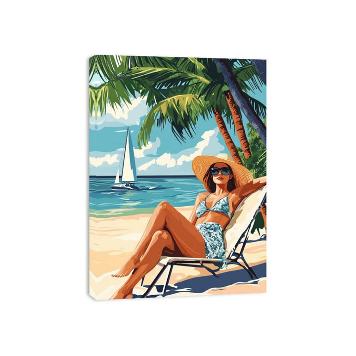 Horizon’s Golden Embrace Canvas Print