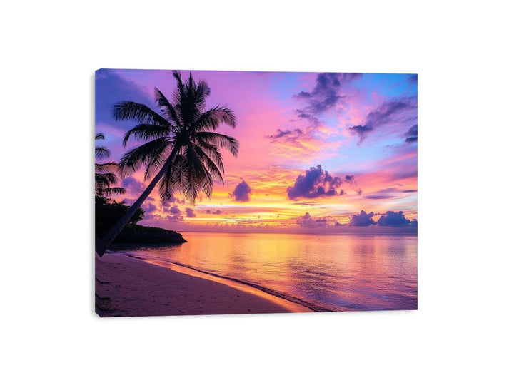 Painted By The Sea Canvas Print