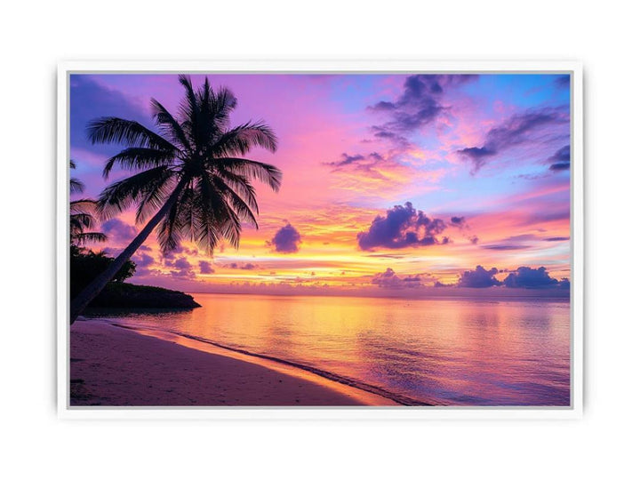 Painted By The Sea Framed Print