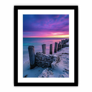 Sunset’s Gentle Palette  Art Print