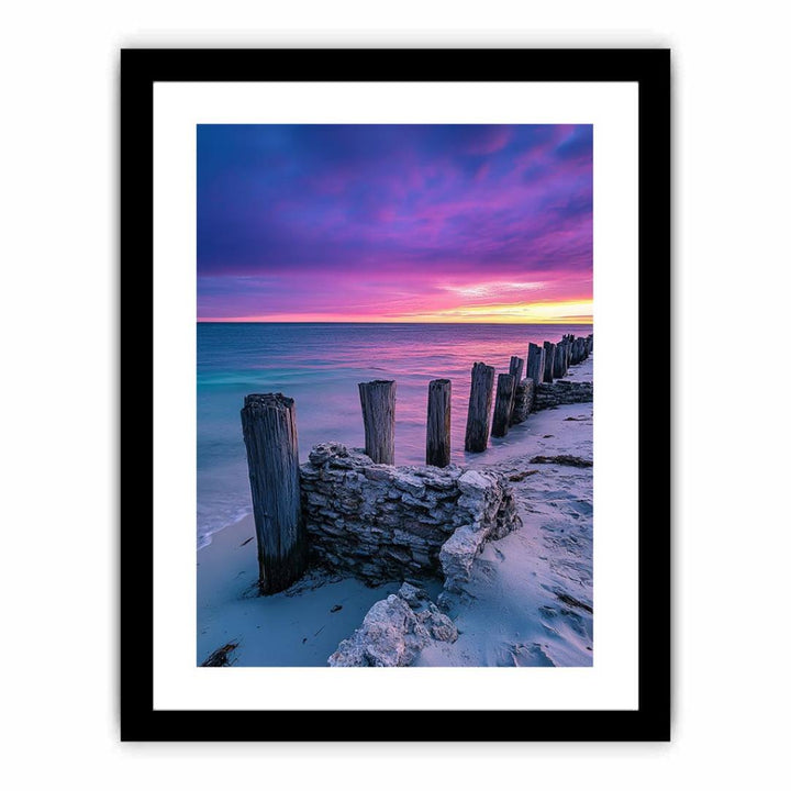 Sunset’s Gentle Palette  Art Print