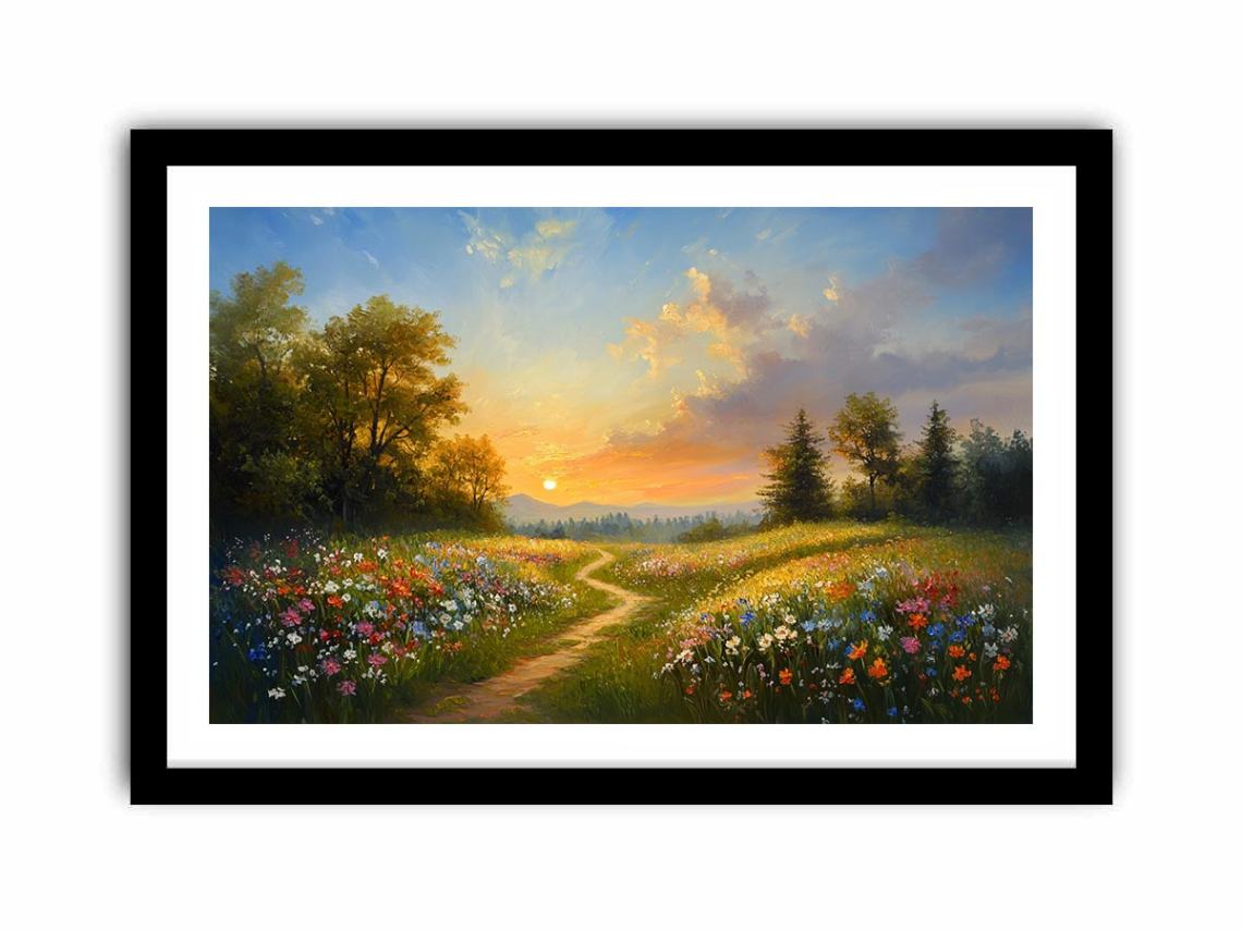 Golden Serenity  Art Print