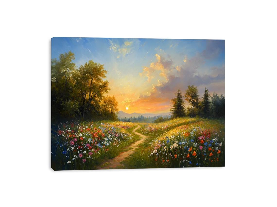 Golden Serenity Canvas Print