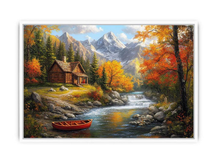 Brushstrokes Of Nature Framed Print