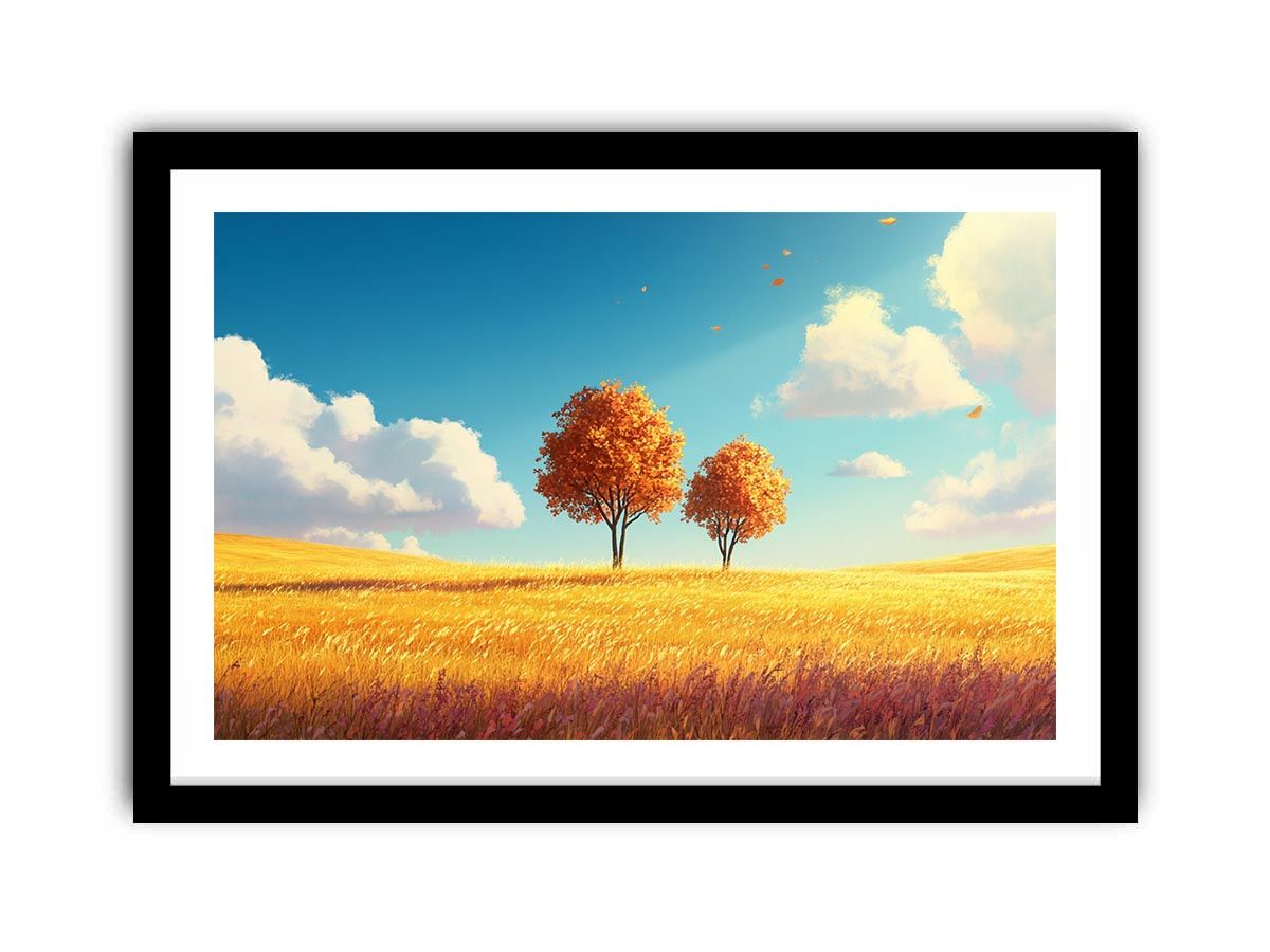Autumn Embrace  Art Print