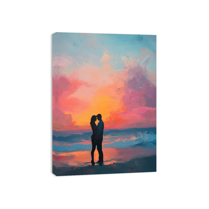 Beach Hug Canvas Print