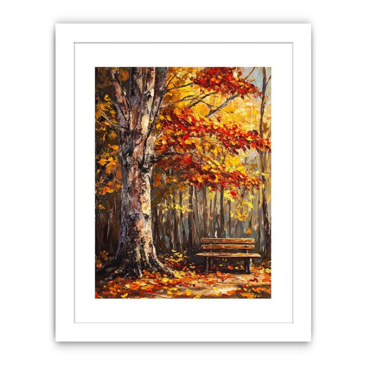 Autumn Maple Tree Streched canvas