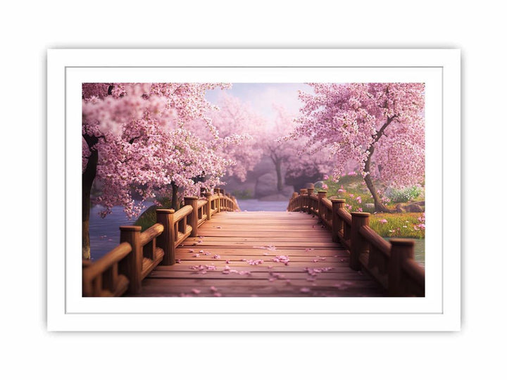 Cherry Whispers Streched canvas
