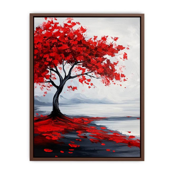 Painted Leaves  Poster