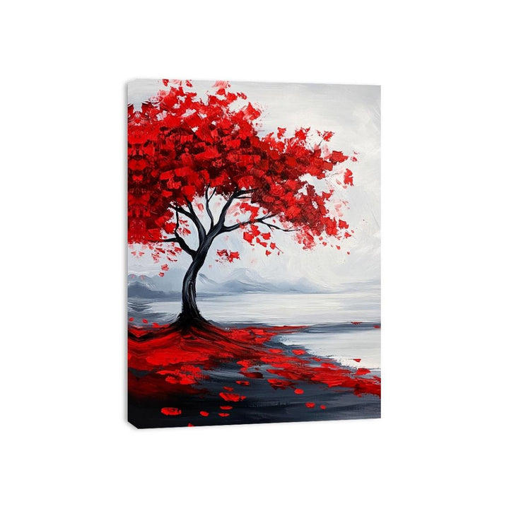Painted Leaves Canvas Print
