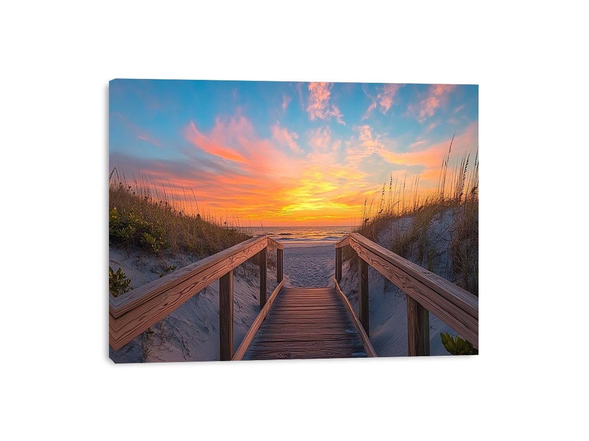 Whispering Dune Trail Canvas Print