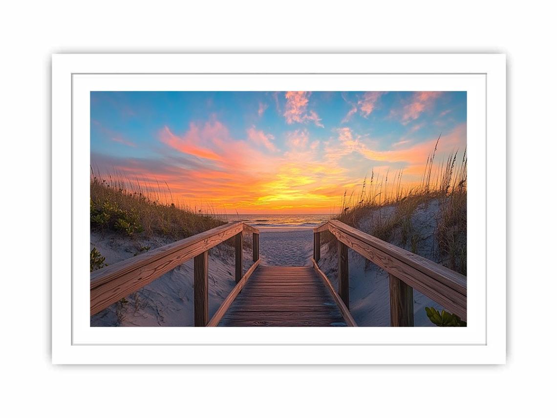 Whispering Dune Trail Streched canvas