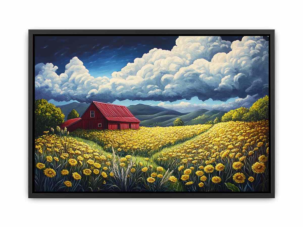 Valley House  Painting
