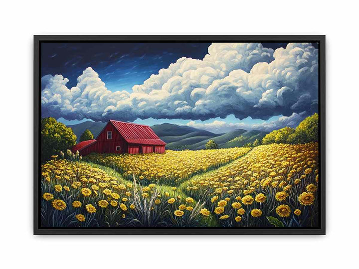 Valley House  Painting