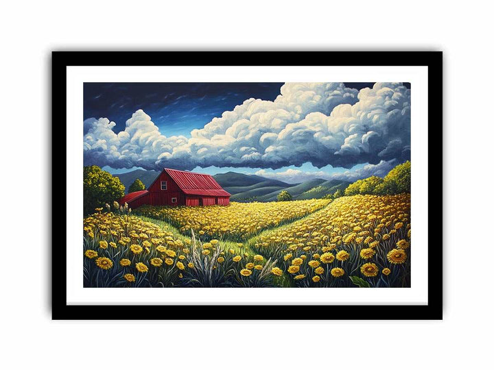 Valley House  Art Print