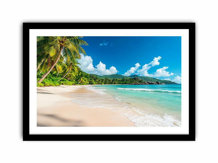 Tropical beach  Art Print