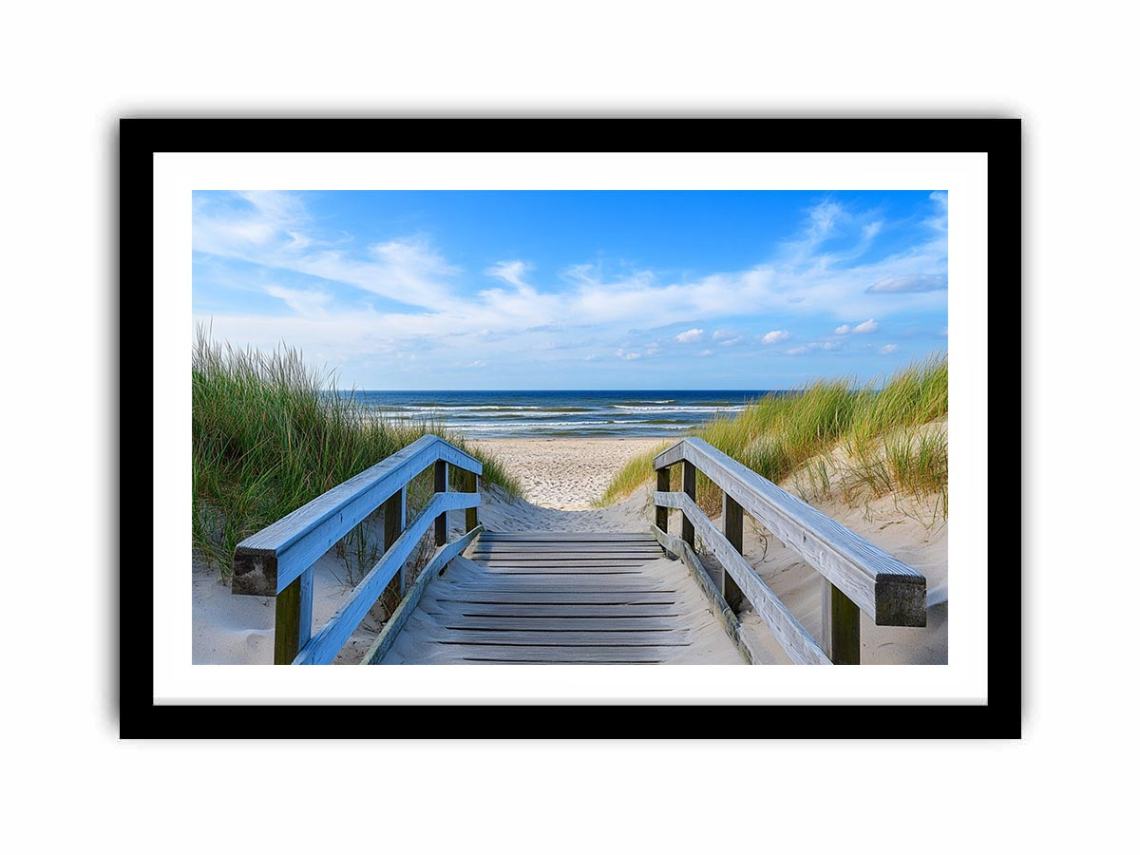 Whispering Beach Path  Art Print