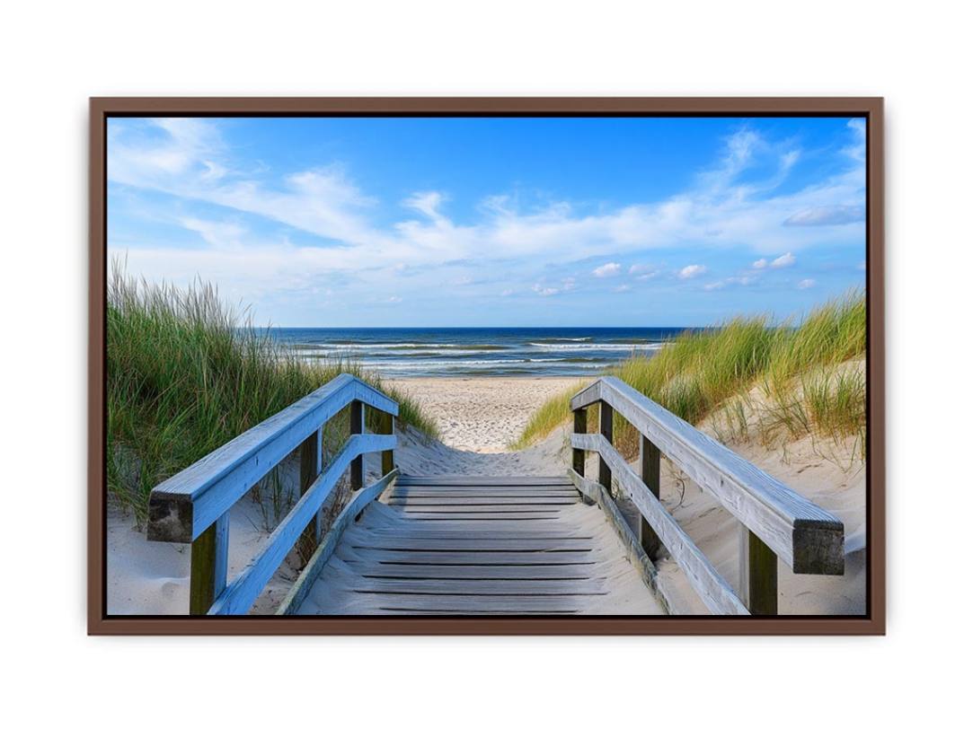 Whispering Beach Path  Poster