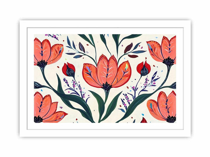 Sufi Blooms Streched canvas