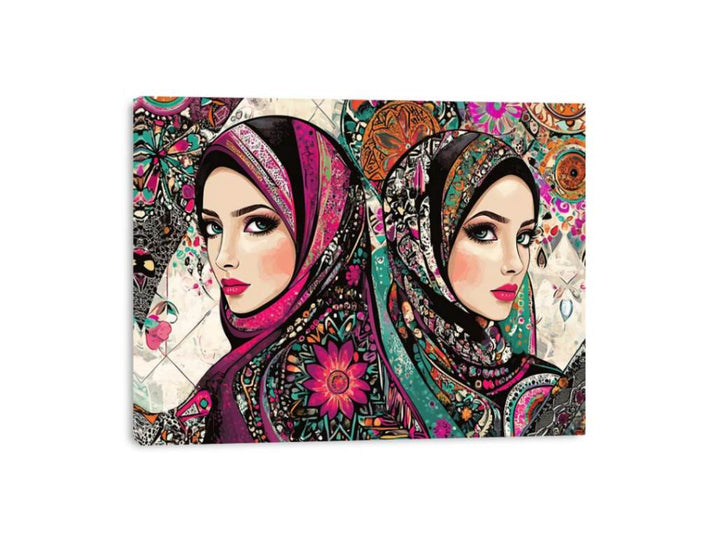 Moonlit Modesty Canvas Print