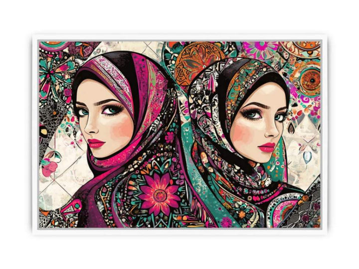 Moonlit Modesty Framed Print