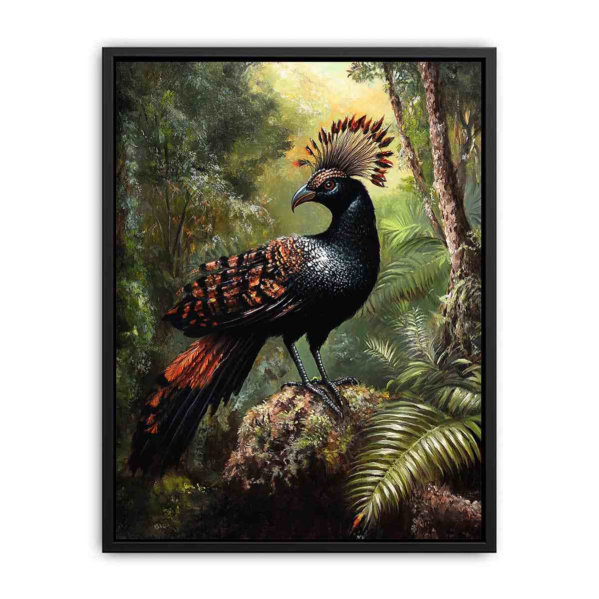 Lyrebird 2  Painting
