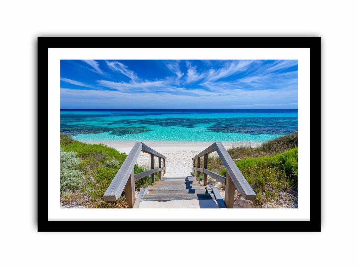Stairway To Beach  Art Print