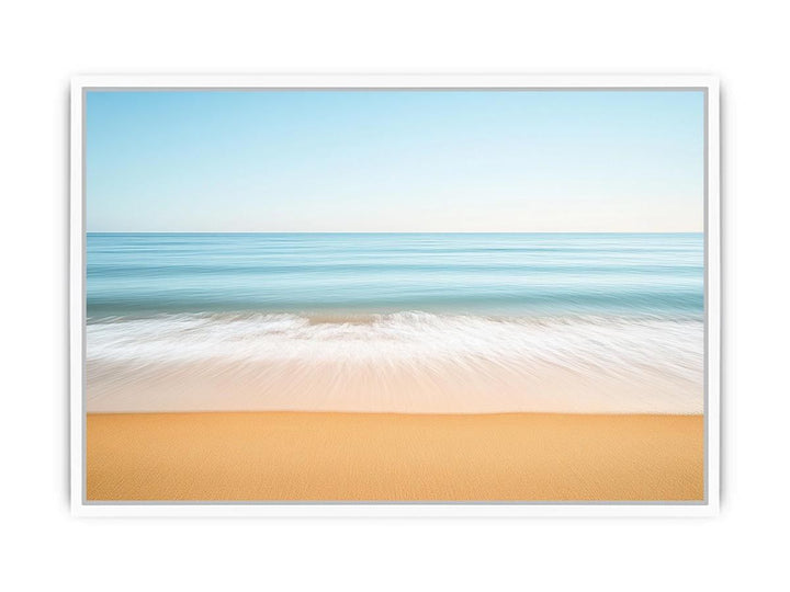 Silken Tides Framed Print