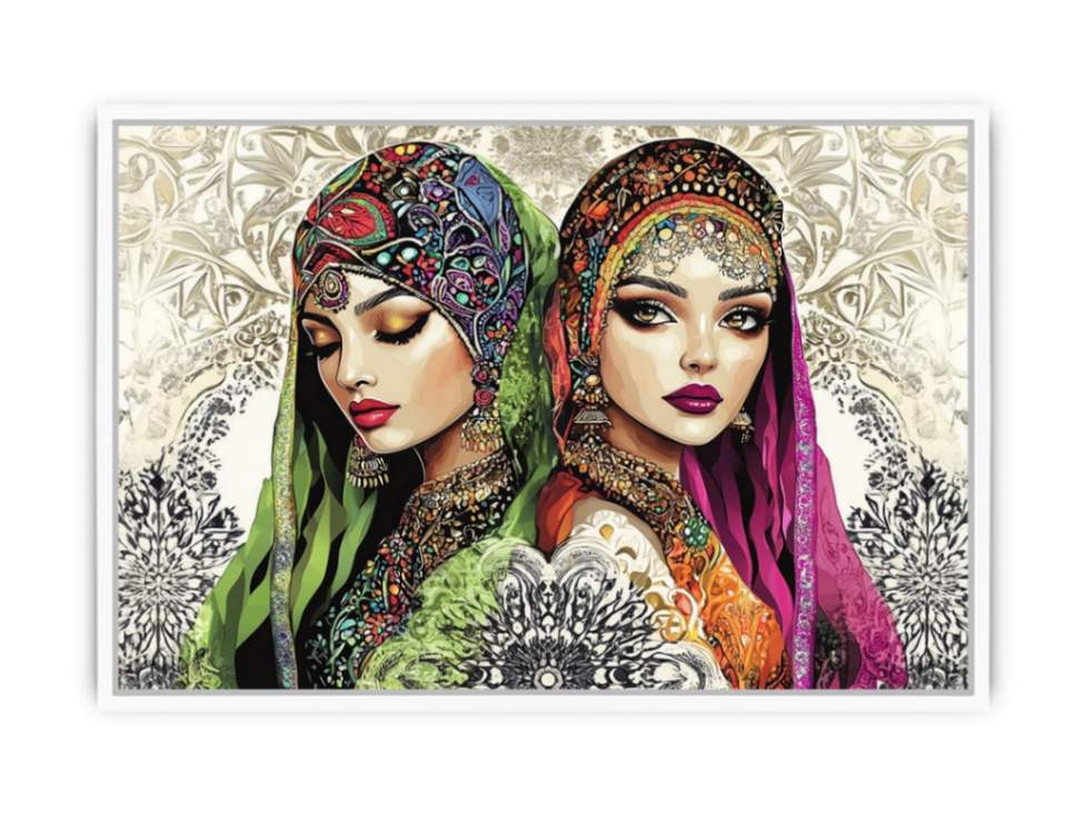 Whispering Veil Framed Print