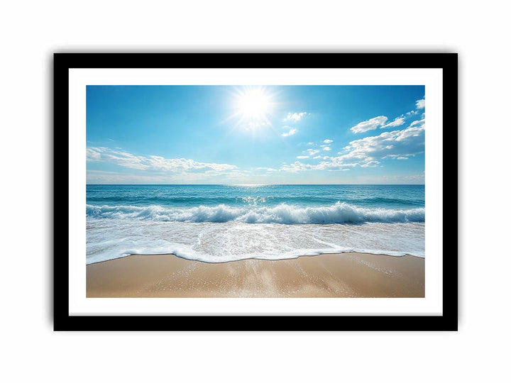 Beach Waves   Art Print