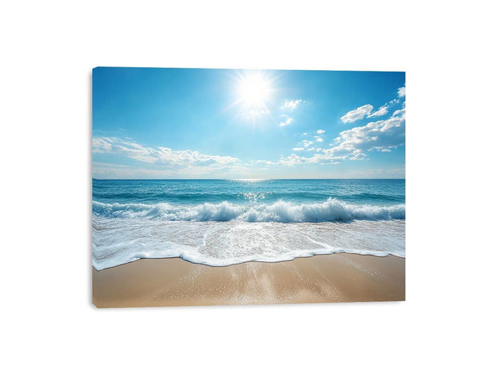Beach Waves  Canvas Print