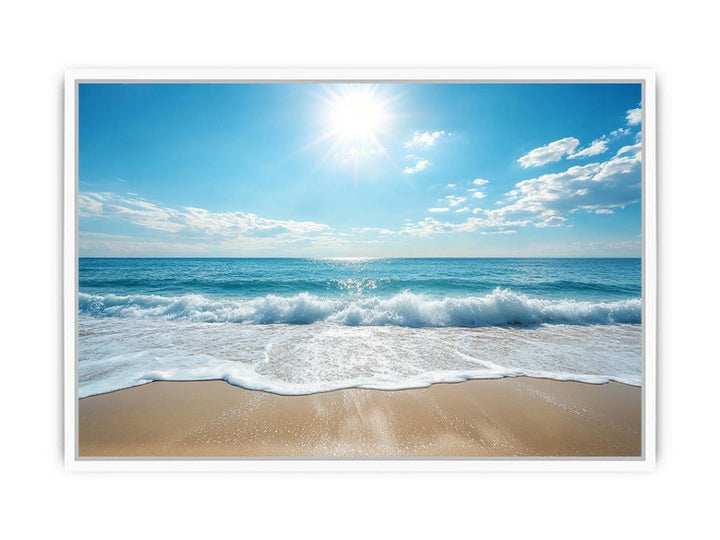 Beach Waves  Framed Print