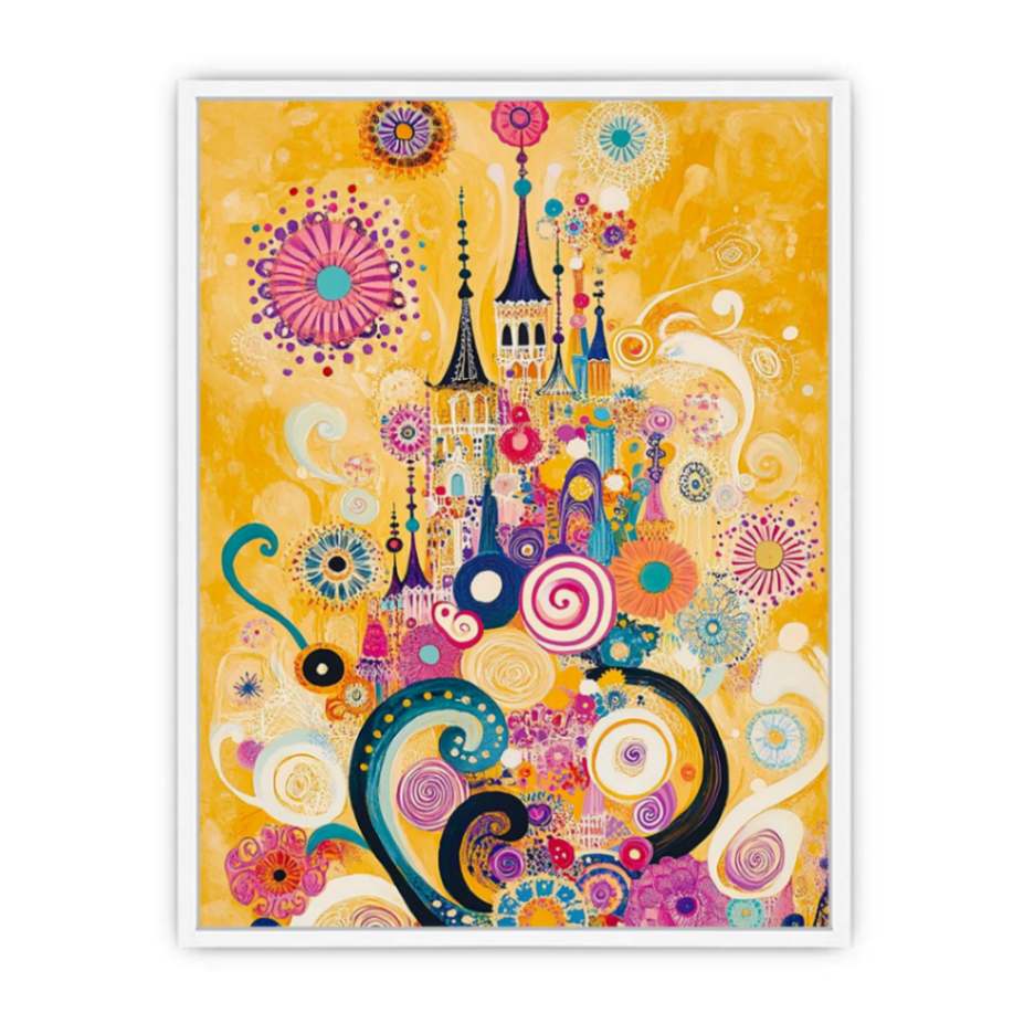 Vibrant Radiance Framed Print