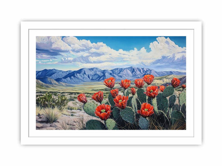 Desert Blossom Streched canvas
