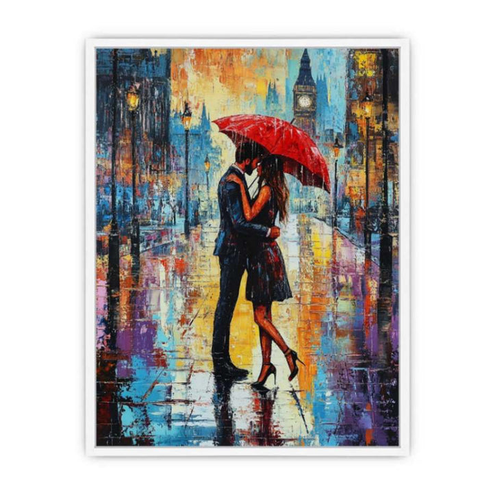 Whispers In The Rain Framed Print