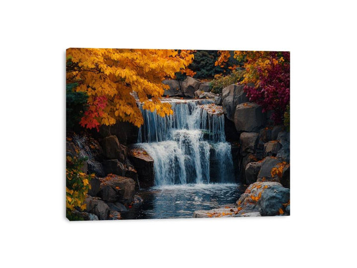 Silver Veil Of The Wild Canvas Print
