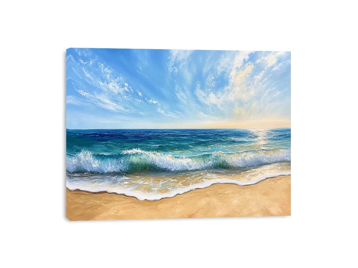 Abstract Beach Canvas Print