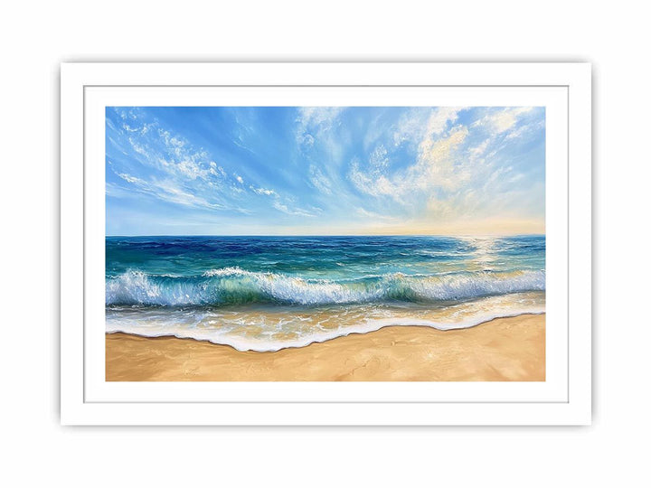 Abstract Beach Streched canvas