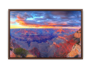 Grand canyon sunset landscape artwork for modern living room