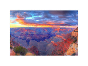 Grand canyon sunset landscape artwork for modern living room