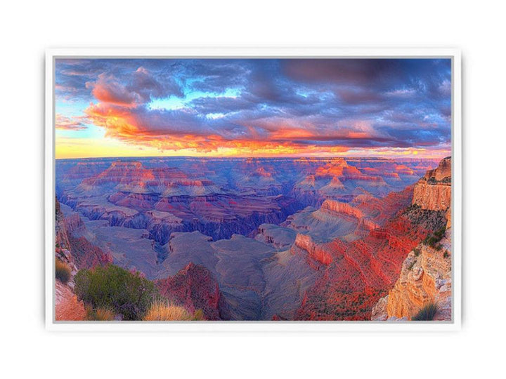 Grand Canyon Sunset Framed Print