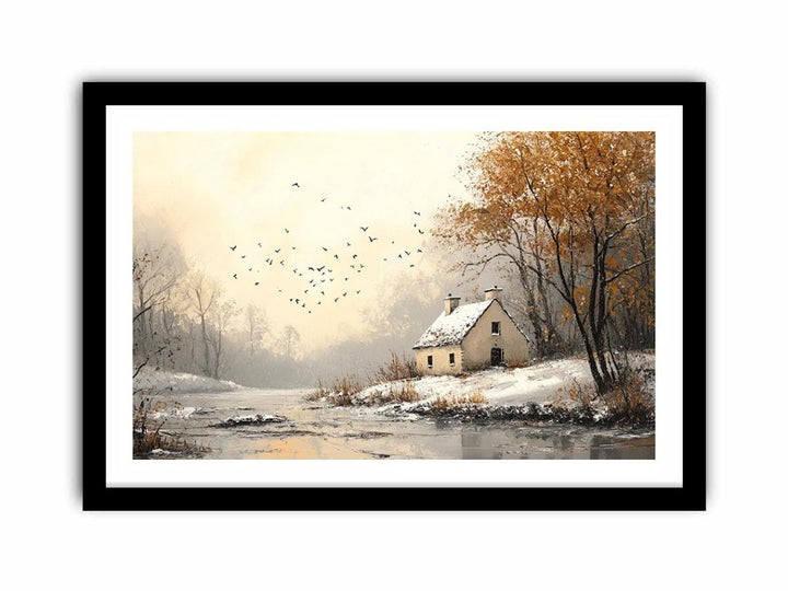 Golden Hour Landscape  Art Print