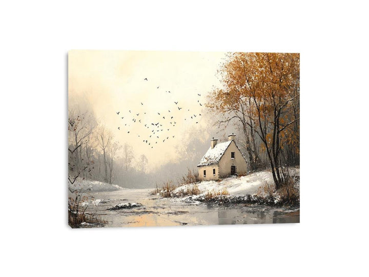 Golden Hour Landscape Canvas Print